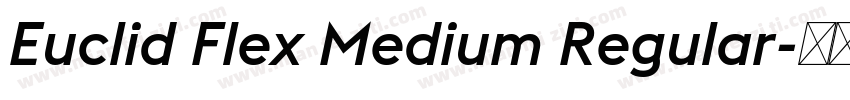 Euclid Flex Medium Regular字体转换